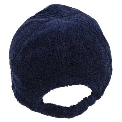 Chanel Cotton Navy #M Cap Hat Small Good
