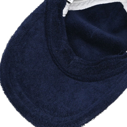 Chanel Cotton Navy #M Cap Hat Small Good