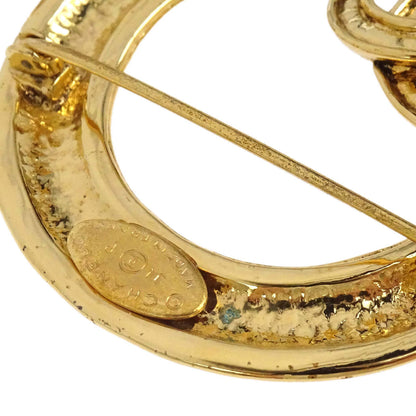 Chanel Dangle CC Brooch Pin Gold 94P