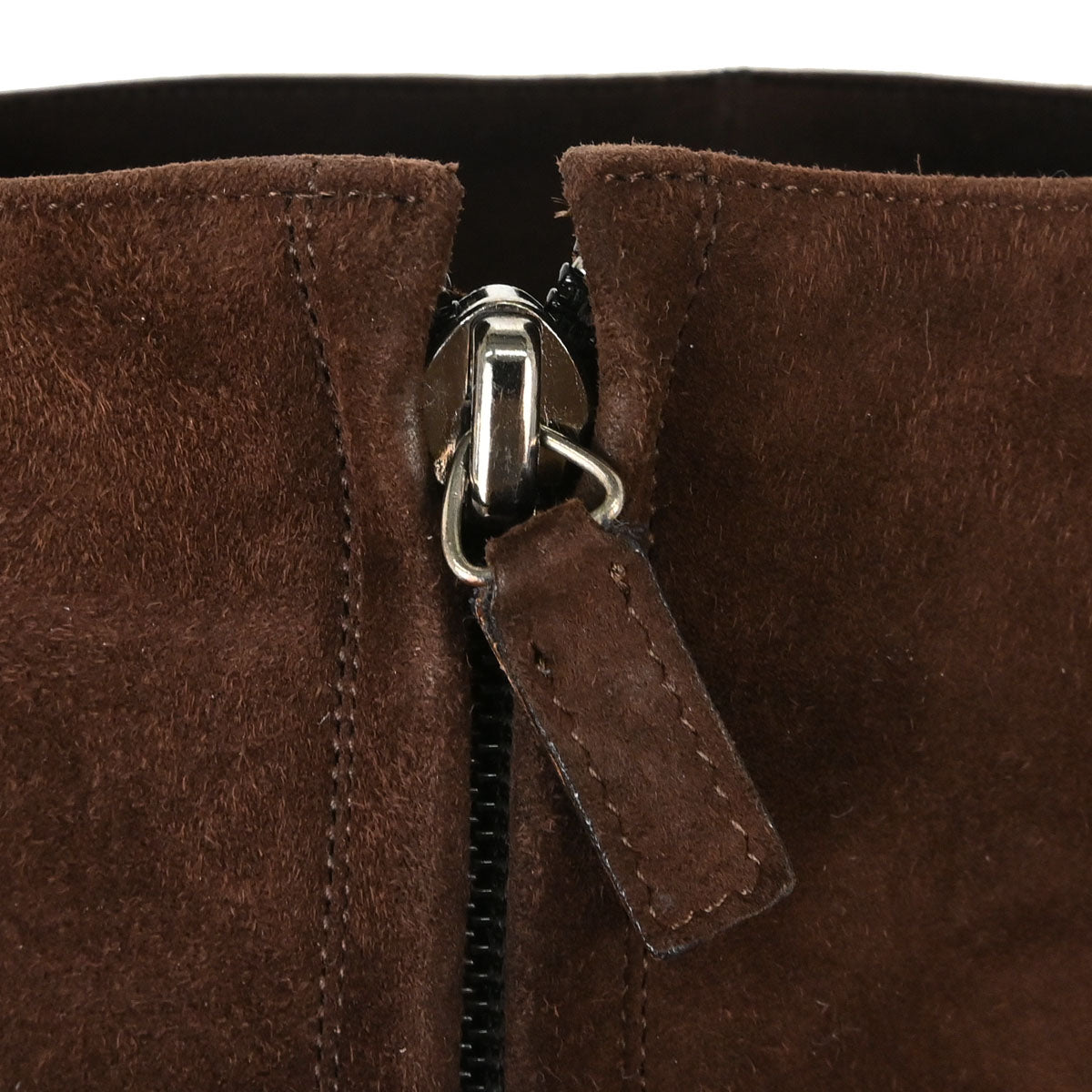 Chanel * Brown Suede Long Boots Shoes #36 1/2