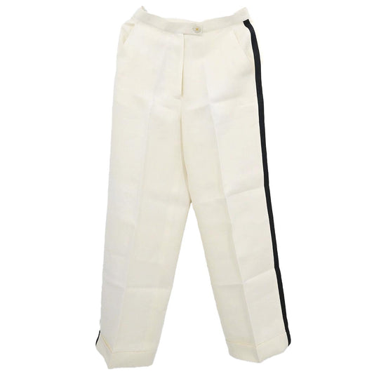 Chanel 1997 Long Pants White #40