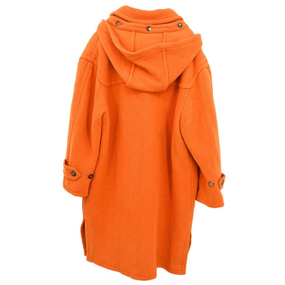Hermes Duffel Coat Orange #46