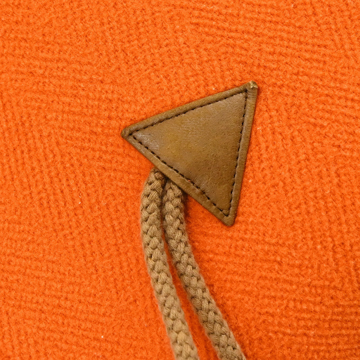 Hermes Duffel Coat Orange #46