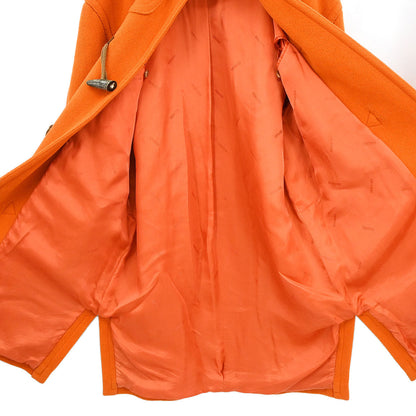 Hermes Duffel Coat Orange #46