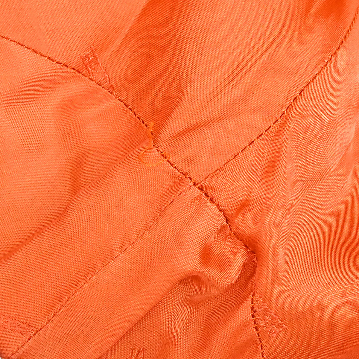 Hermes Duffel Coat Orange #46