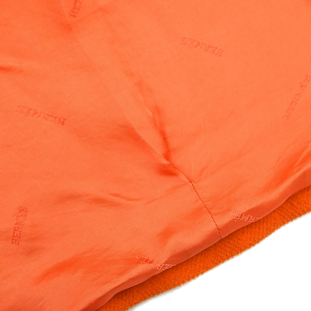 Hermes Duffel Coat Orange #46