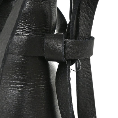 Chanel * Brown Leather Long Boots Shoes #37 1/2
