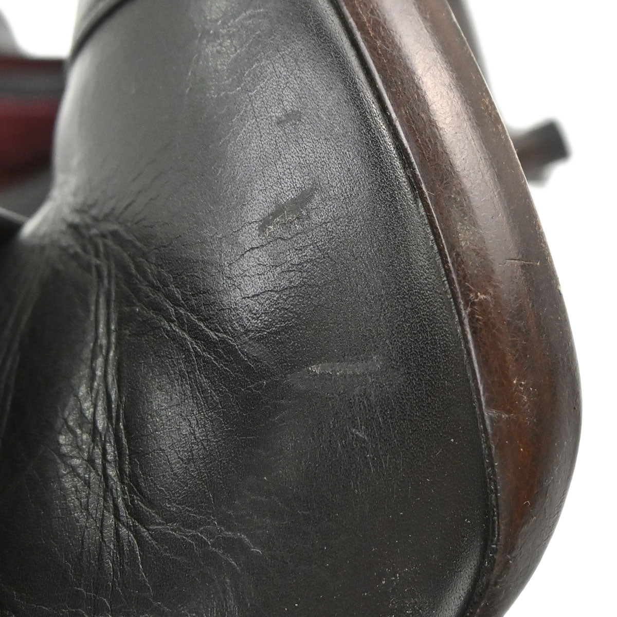 Chanel * Brown Leather Long Boots Shoes #37 1/2