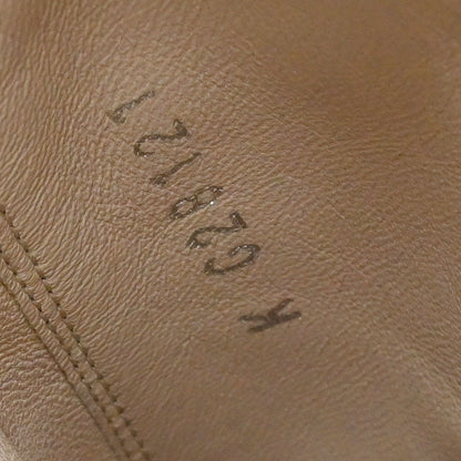 Chanel * Short Boots Gray Shoes #37 1/2