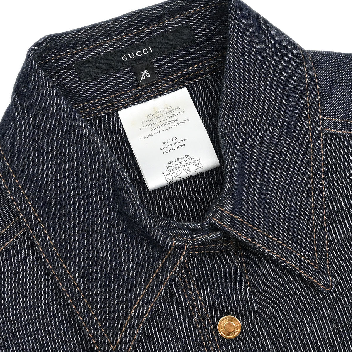 Gucci 2000 Single Breasted Jacket Navy #38