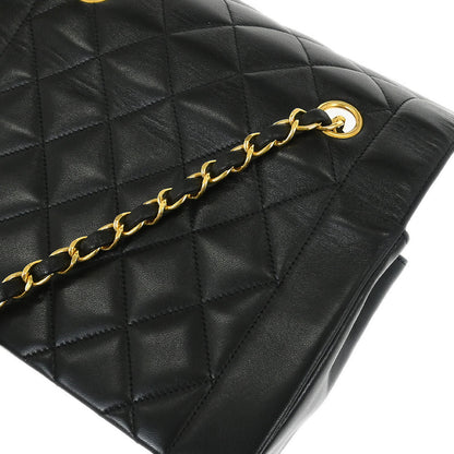 Chanel Black Lambskin Small Diana Shoulder Bag