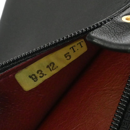 Chanel Black Lambskin Medium Classic Double Flap Shoulder Bag