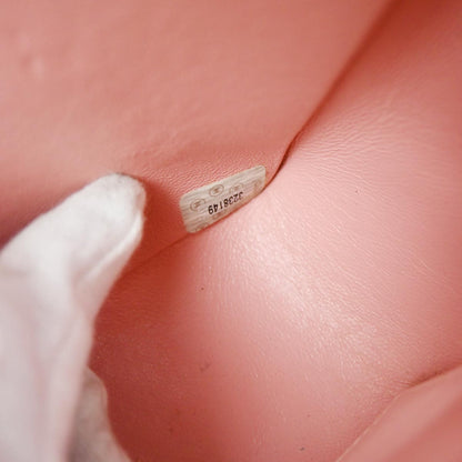 Chanel 1994-1996 Pink Caviar Skin Chevron Shoulder Bag