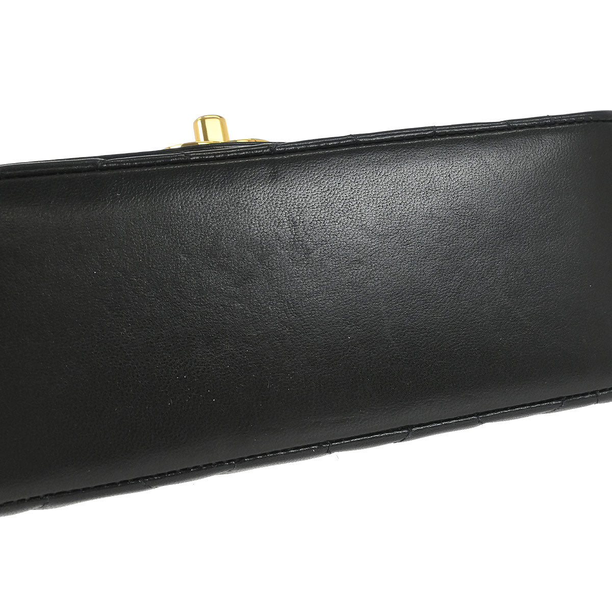 Chanel Black Lambskin Small Diana Shoulder Bag