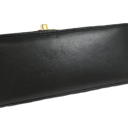 Chanel Black Lambskin Small Diana Shoulder Bag