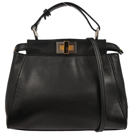 Fendi Black Peekaboo 2way Shoulder Handbag