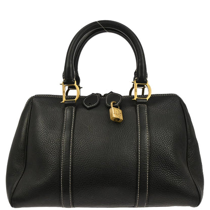 Christian Dior Black Leather Handbag