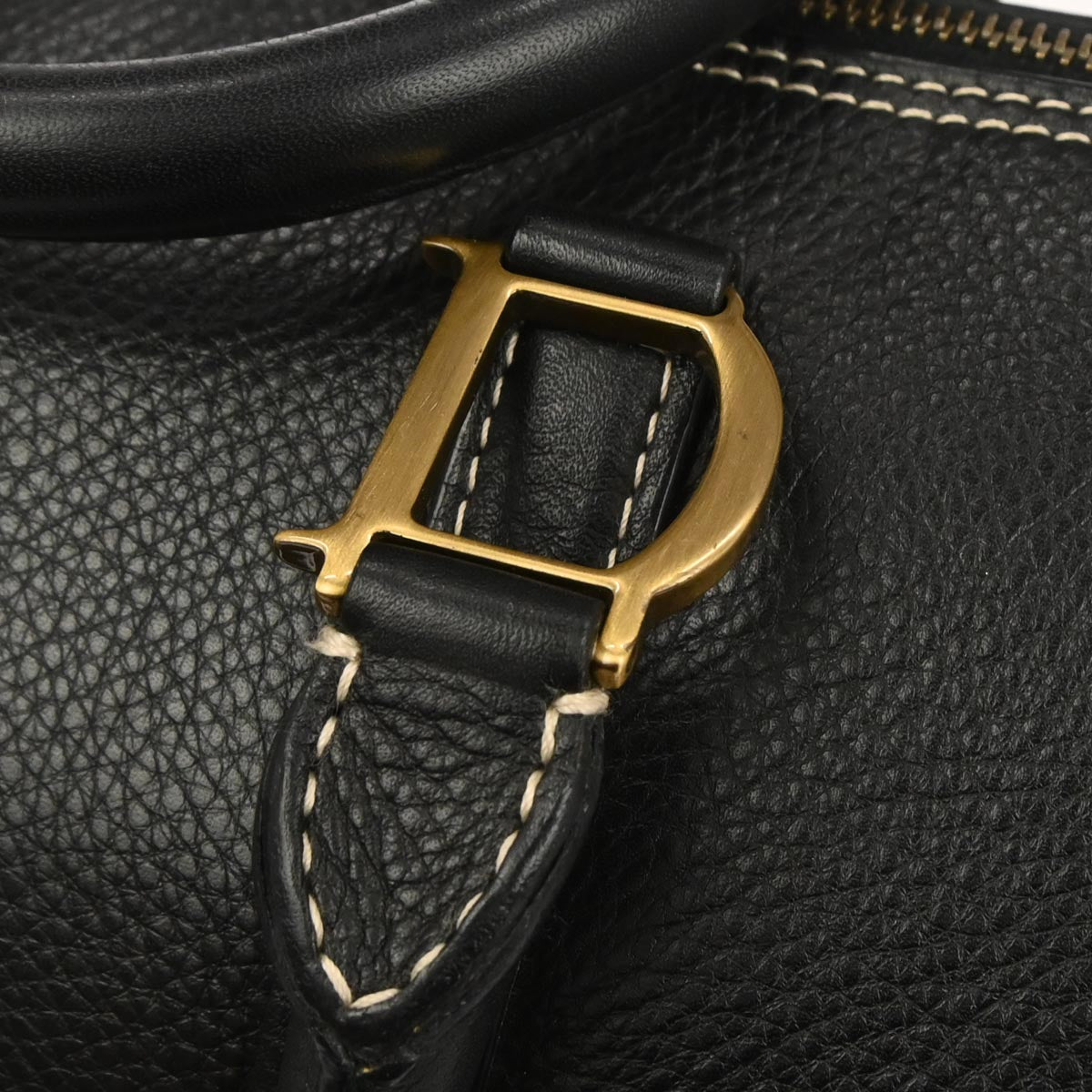 Christian Dior Black Leather Handbag
