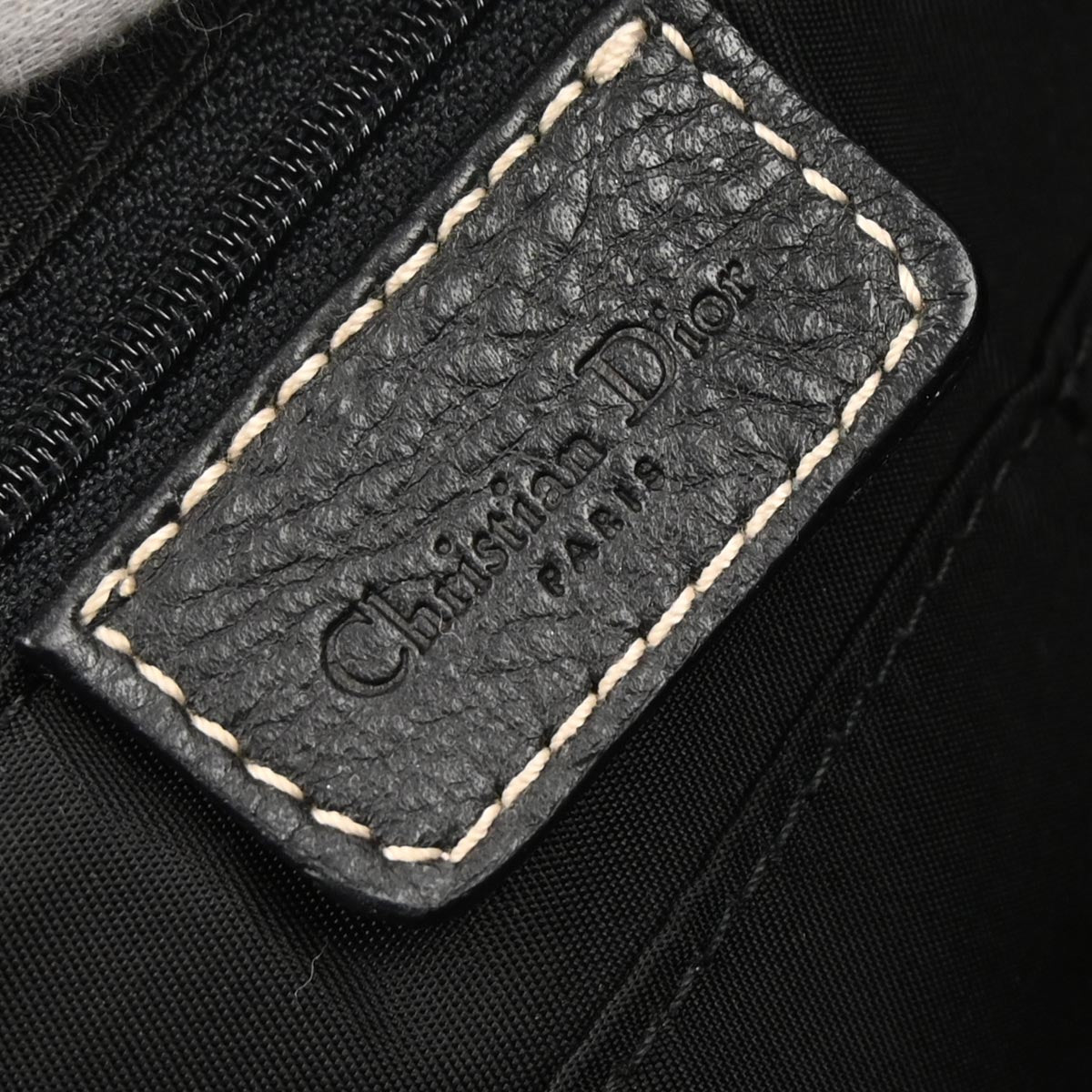 Christian Dior Black Leather Handbag