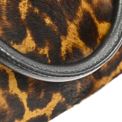 Loewe * Brown Pony Hair Amazona 28 Handbag