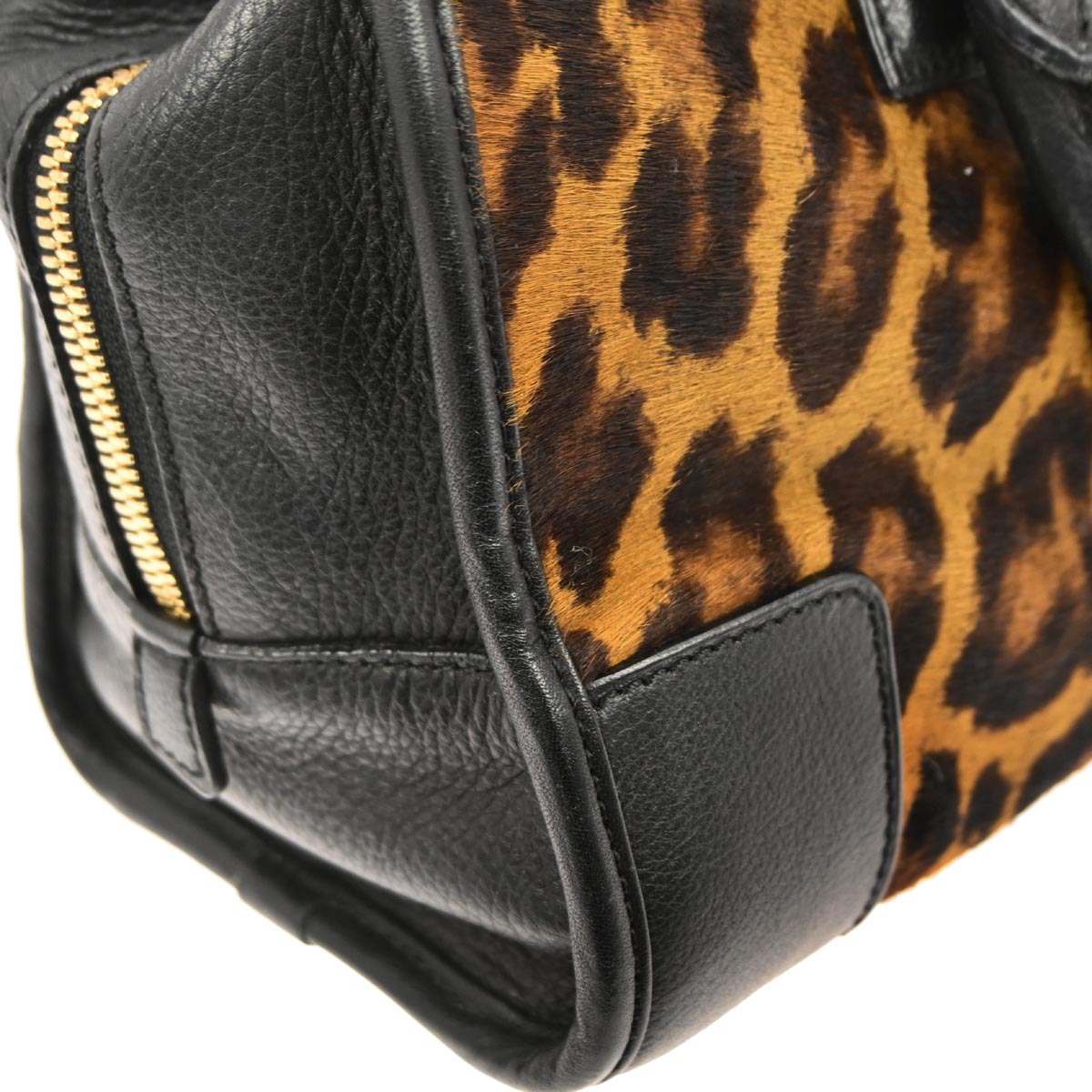 Loewe * Brown Pony Hair Amazona 28 Handbag