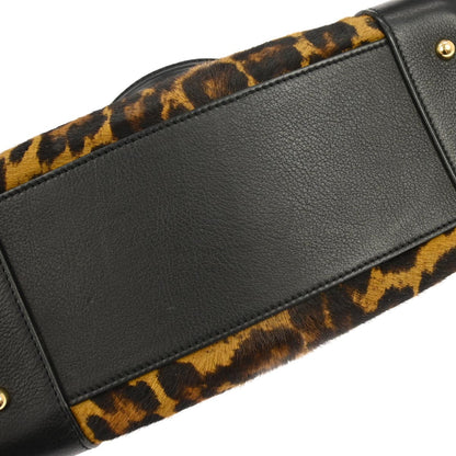 Loewe * Brown Pony Hair Amazona 28 Handbag