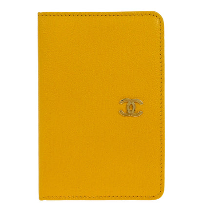 Chanel Yellow Calfskin Cardholder Small Good