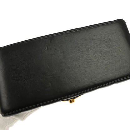 Chanel Black Lambskin Mademoiselle Shoulder Bag