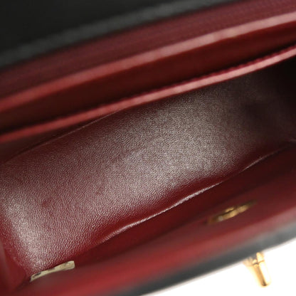 Chanel Black Lambskin Mademoiselle Shoulder Bag