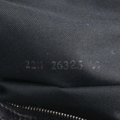 Fendi Black Lambskin Mamma Baguette Handbag