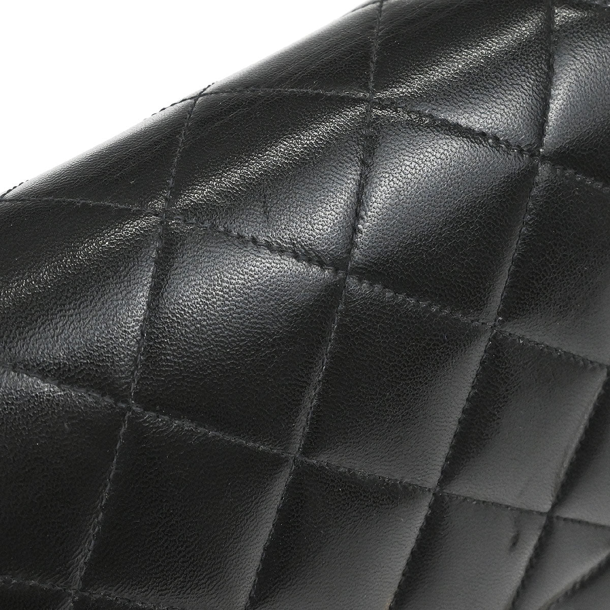 Chanel 1994-1996 Black Lambskin Medium Diana Shoulder Bag