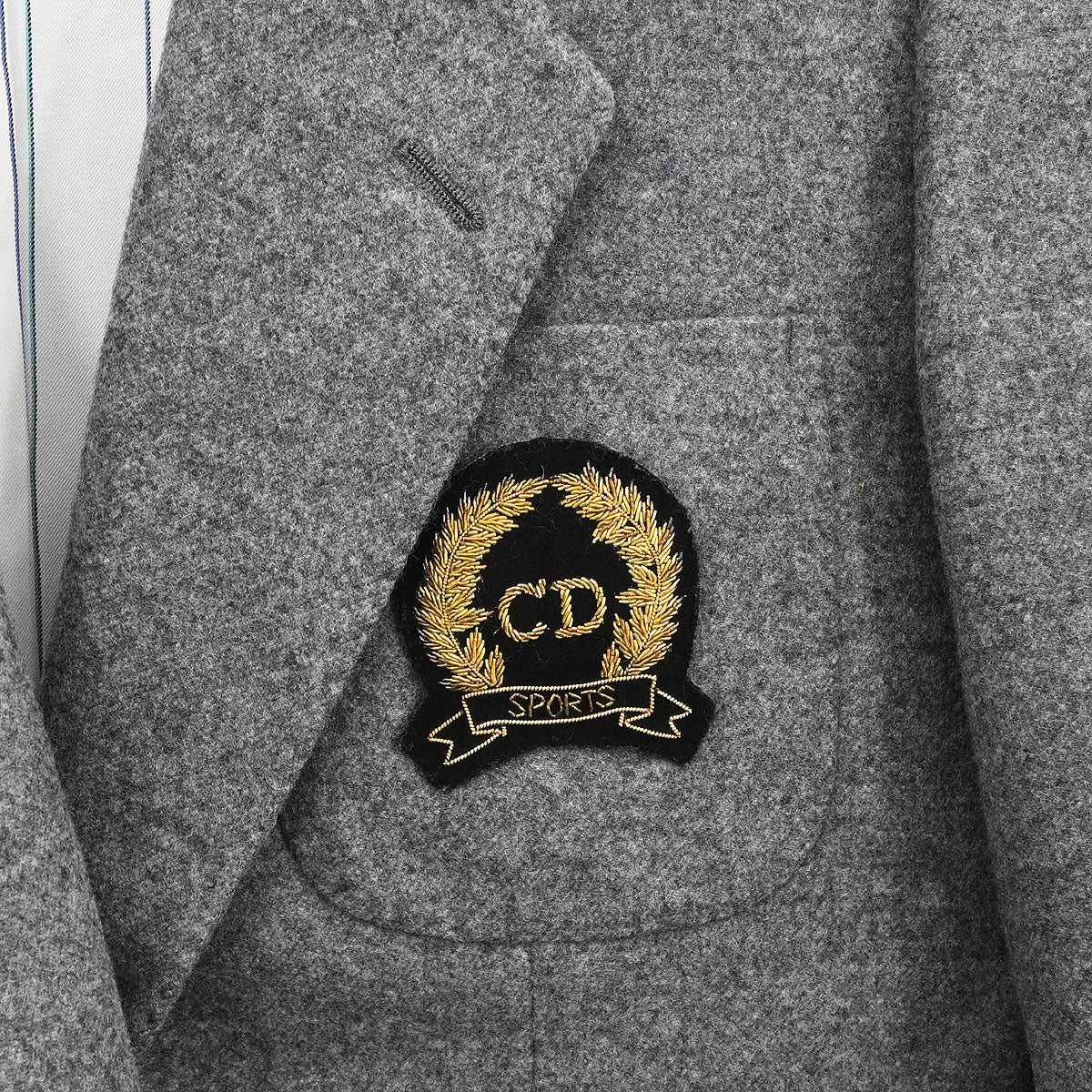 Christian Dior Single Breasted Jacket Gray #M