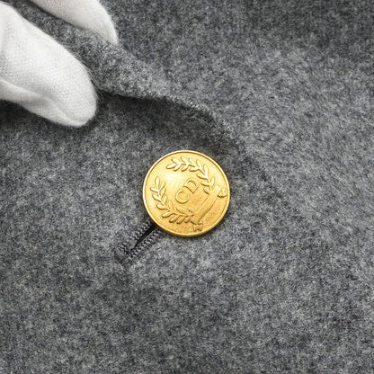 Christian Dior Single Breasted Jacket Gray #M