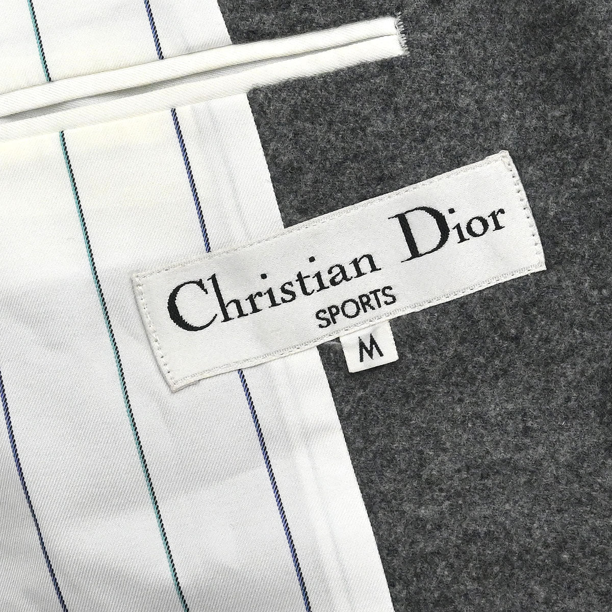 Christian Dior Single Breasted Jacket Gray #M