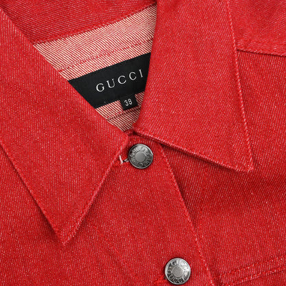 Gucci Single Breasted Jacket Red #38