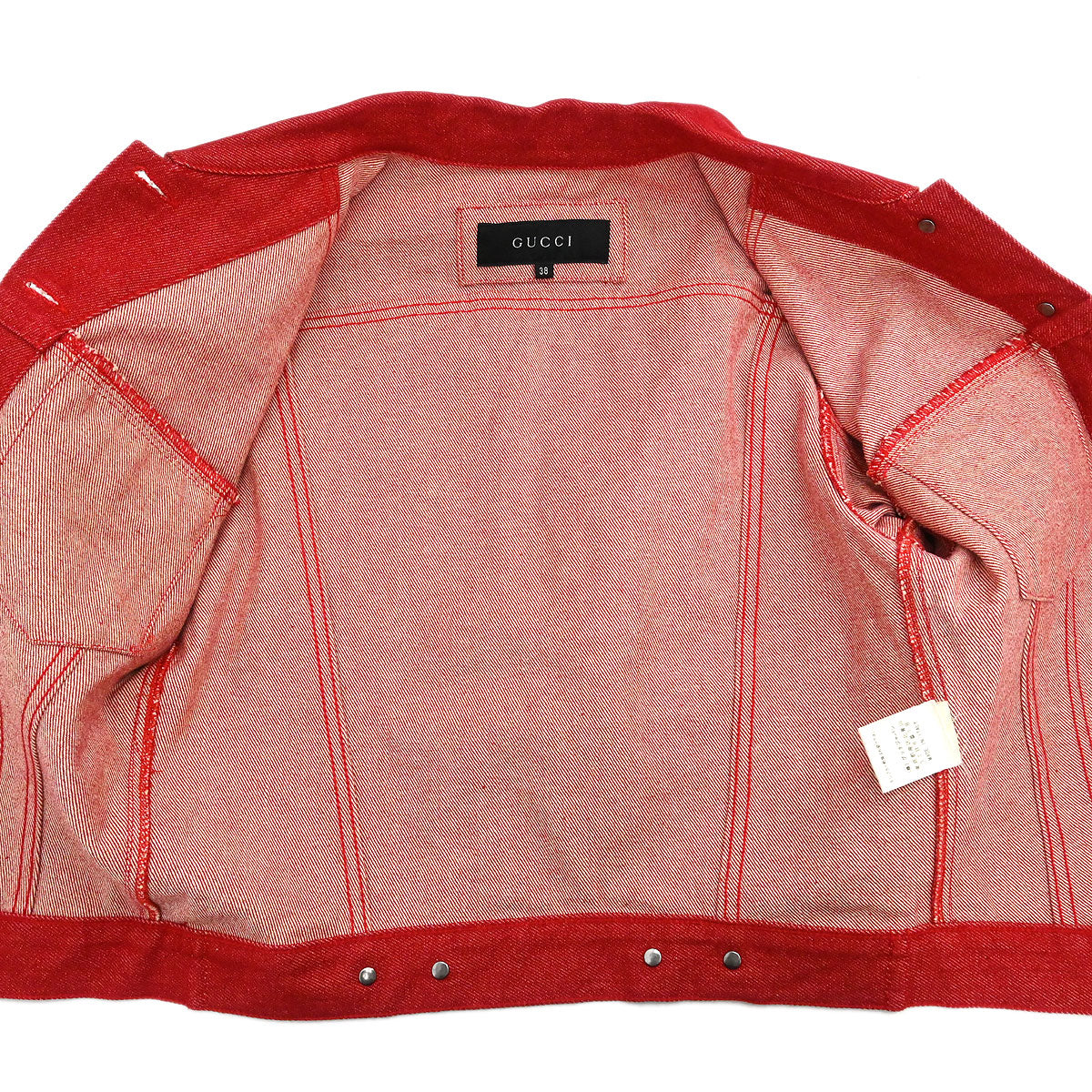 Gucci Single Breasted Jacket Red #38