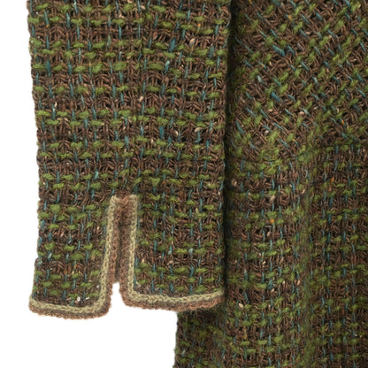 Chanel 1998 Single Breasted Coat Green #38