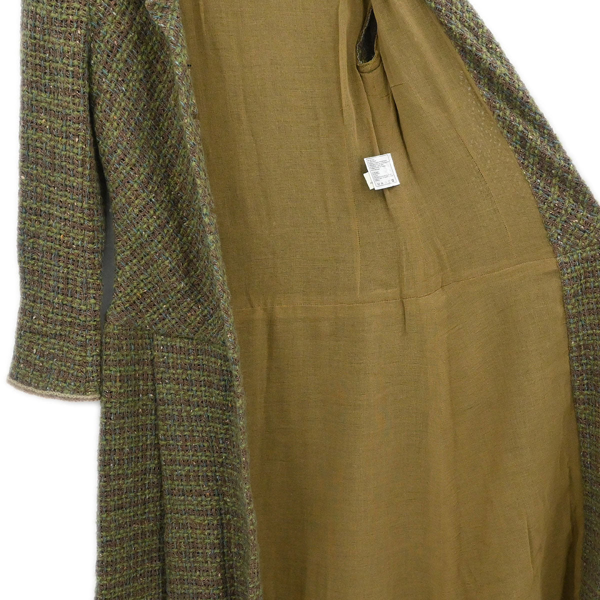 Chanel 1998 Single Breasted Coat Green #38