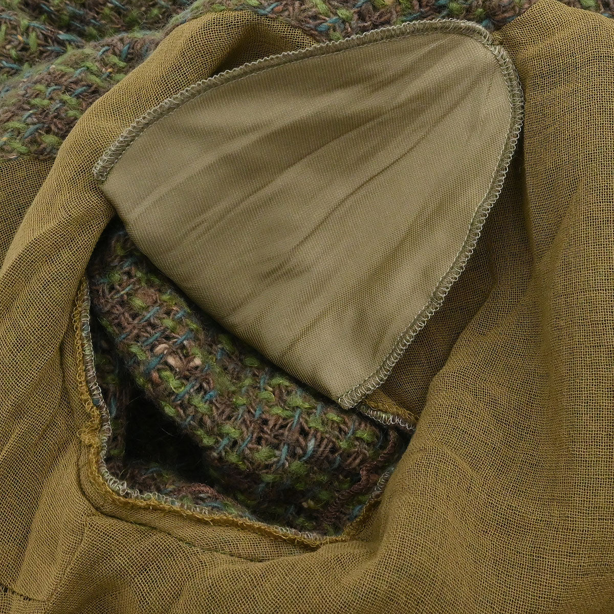 Chanel 1998 Single Breasted Coat Green #38