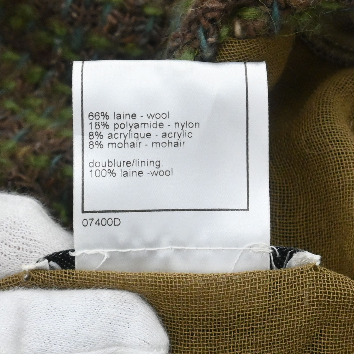 Chanel 1998 Single Breasted Coat Green #38