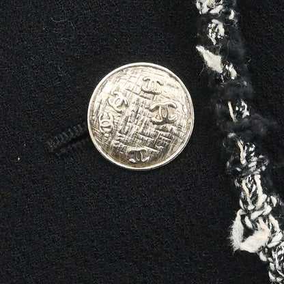 Chanel 2005 Emblem Single Breasted Jacket Black #38