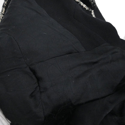 Chanel 2005 Emblem Single Breasted Jacket Black #38