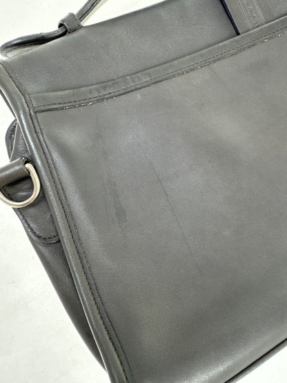 Coach Gray Leather Handbag