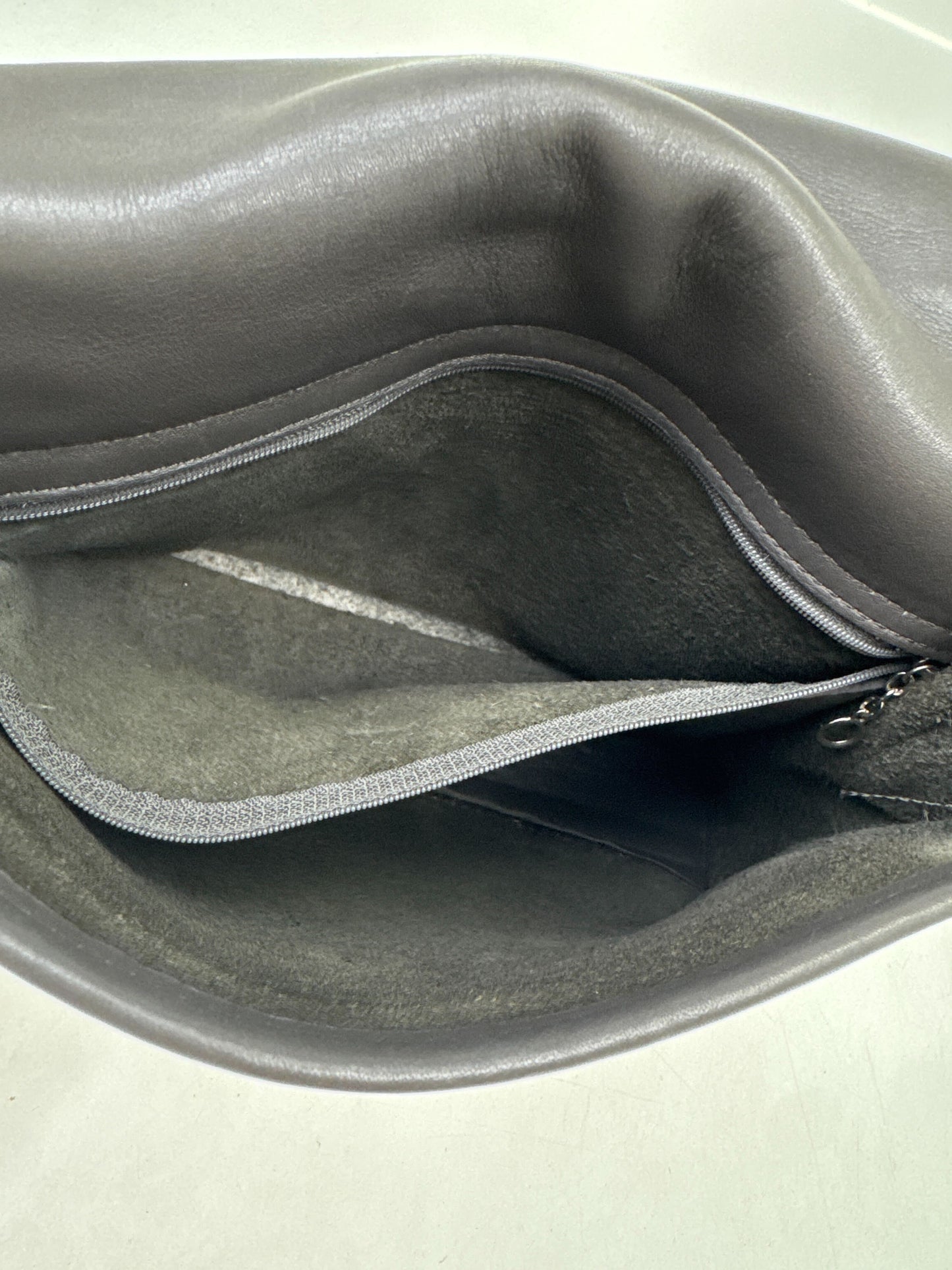 Coach Gray Leather Handbag