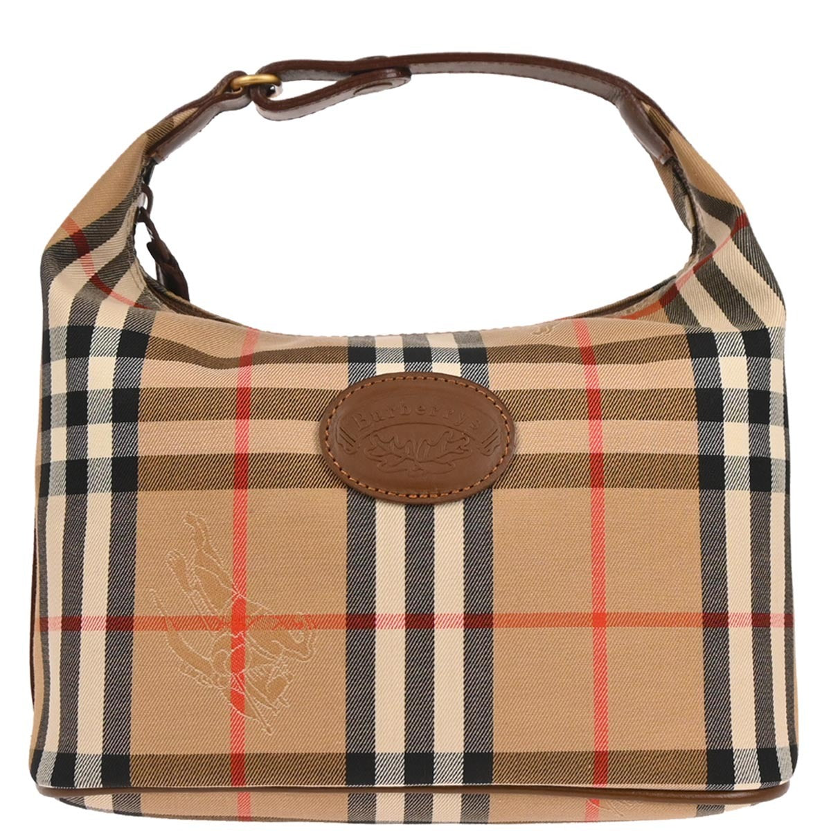 Burberrys Beige House Check Handbag