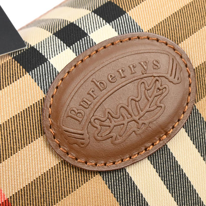 Burberrys Beige House Check Handbag