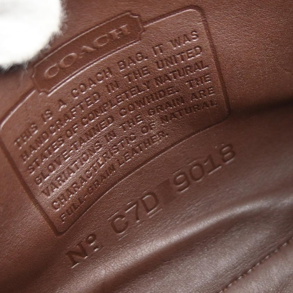 Coach Brown Leather Shoulder Bag