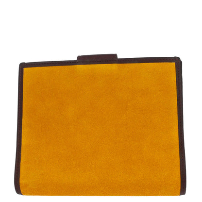 Loewe Brown Suede Note Book Cover