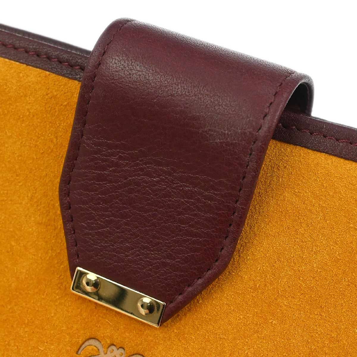 Loewe Brown Suede Note Book Cover