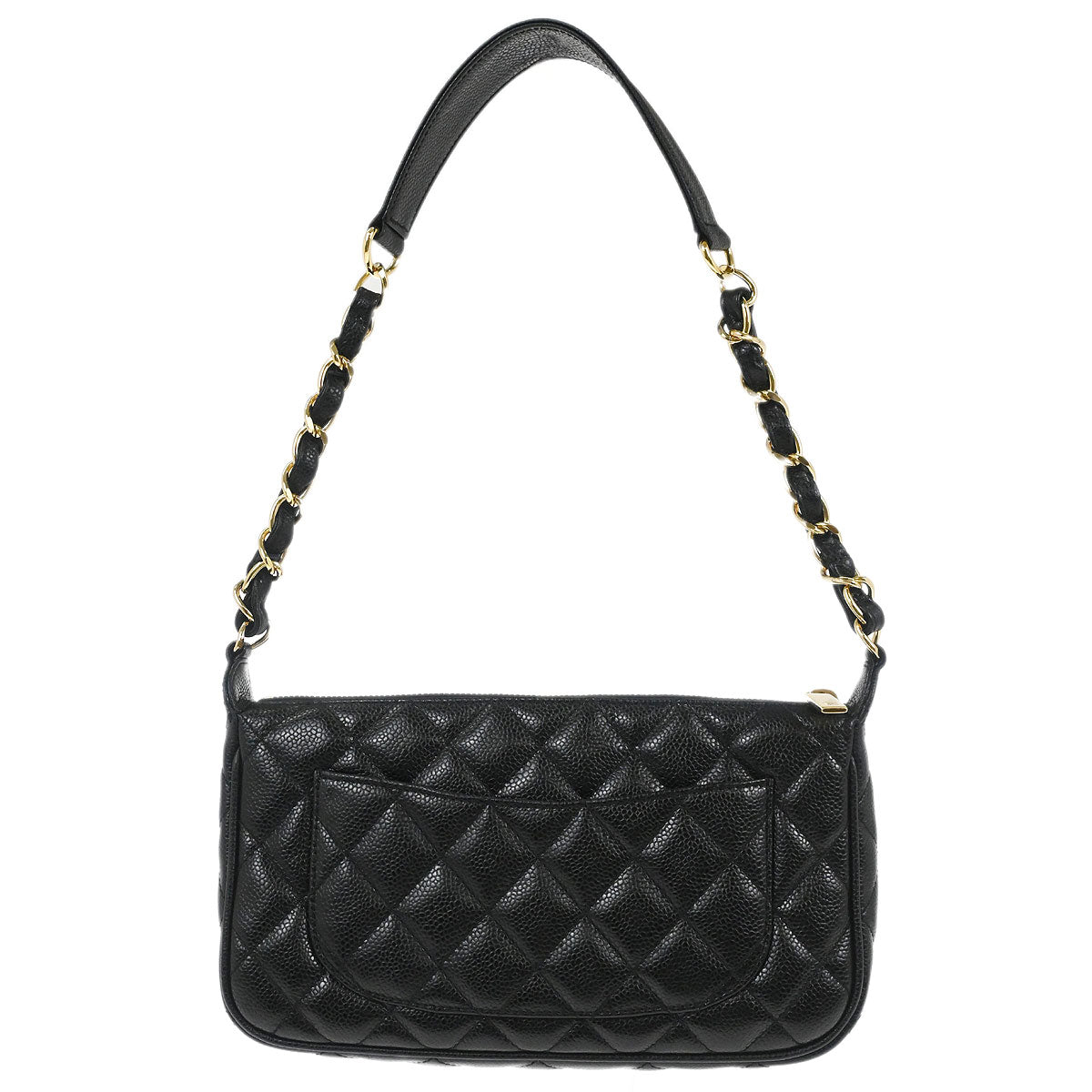 Chanel Black Caviar Skin Handbag